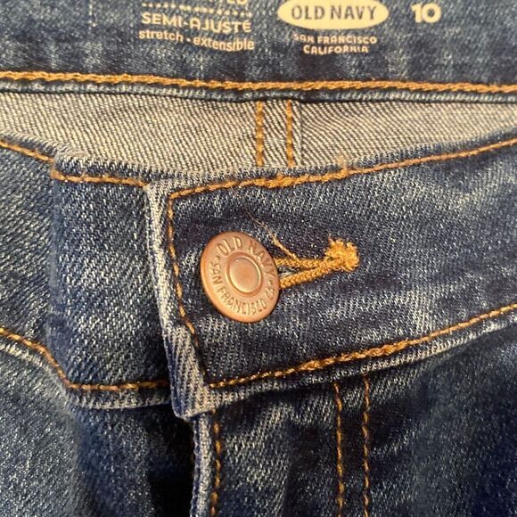 Old Navy Semi Fitted Cut Off Jean Shorts Size 10 - Picture 7 of 9